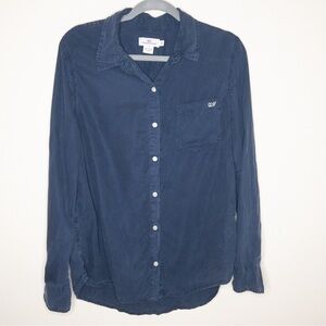 Vineyard Vines Navy Chambray Button Down Shirt